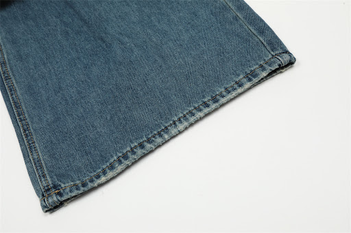 Title 12, Fashion wash hole wide-leg jeans for men, provi...