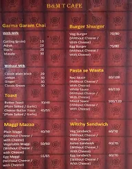 B&MT Cafe menu 3