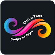 Curve Text - Swipe to Type  Icon