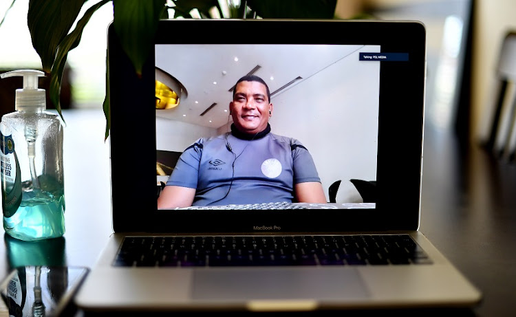 Swallows coach, Brandon Truter during the Swallows FC virtual press conference on August 27, 2020 in Cape Town, South Africa.