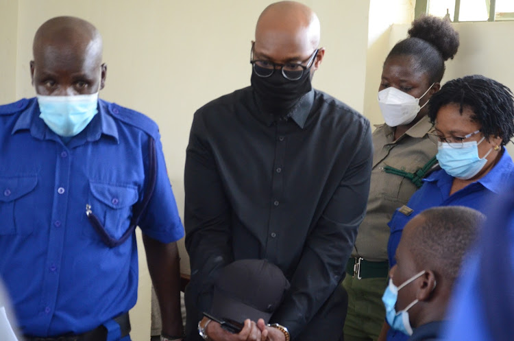 Paul Mwaura Ndichu when he was charged with assault and malicious damage of property in a Kibera court on March 9, 2022