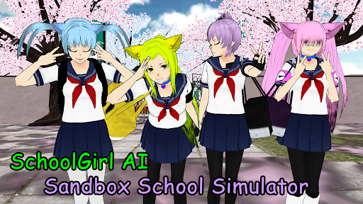 SchoolGirl AI - 3D Multiplayer Sandbox Simulator screenshots 9