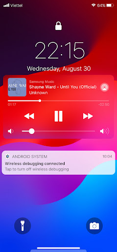 Screenshot iOS 17 Lock Screen