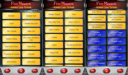 Five Minutes Band Lagu Terbaik Lengkap