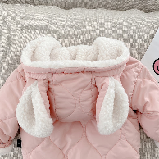 Title 6, Girls Fleece Cotton Coat with Hood 0-6 Years Ol...