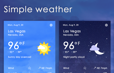 Simple Weather Report Preview image 0