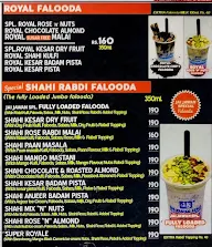 Jai Jawan Stall Gola Kulfi And Falooda Centre menu 2