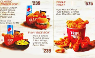 KFC menu 1