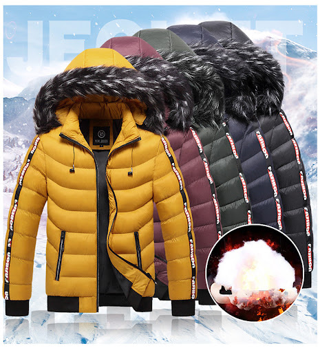 Title 4, Mens thick warm cotton jacket for winter. Prov...
