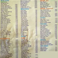 Sri Sai Mango Tree Restaurant menu 3