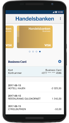 Handelsbanken Se Business Card By Svenska Handelsbanken Ab Publ