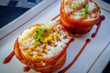 Bacon Wrapped Rice Balls
