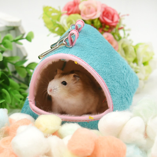 1pc Hamster Hanging House Hammock Cage Sleeping Nest Pet Bed Rat Hamster Toys Cage Swing Pet Banana Design Small Animals