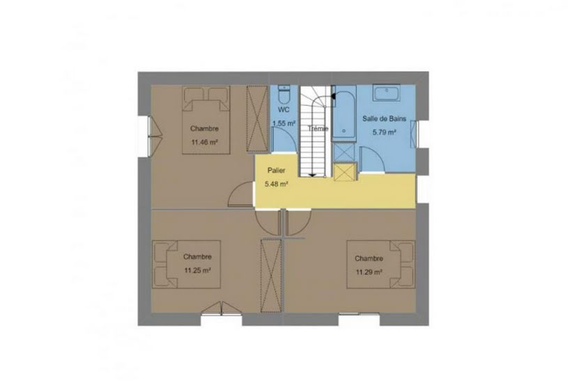  Vente Terrain + Maison - Terrain : 504m² - Maison : 111m² à Corcoué-sur-Logne (44650) 