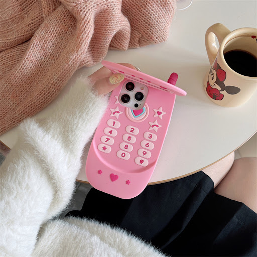 Title 6, Flip Phone Shape Mirror Phone Case Protect your...