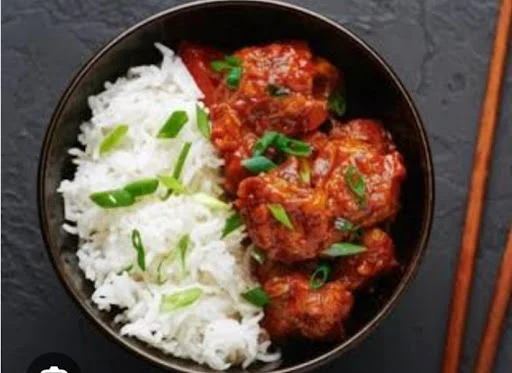 Veg Manchurian Rice Bowl