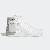 adidas for prada re-nylon forum hi white / white / silver metallic