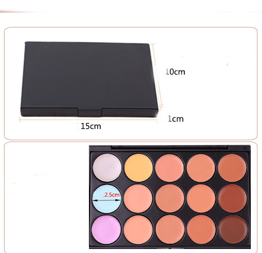 Title 1, Simple Ladies Makeup 15 Color Concealer. Achiev...