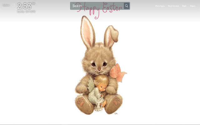 Easter Bunny Wallpapers NewTab Theme