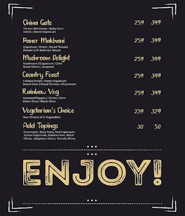 Chhoti Chhoti Bhook Bye Bye menu 