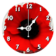 Download Red poppy clock live wallpaper For PC Windows and Mac 1.0