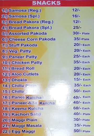 Amritsariye By Taste menu 