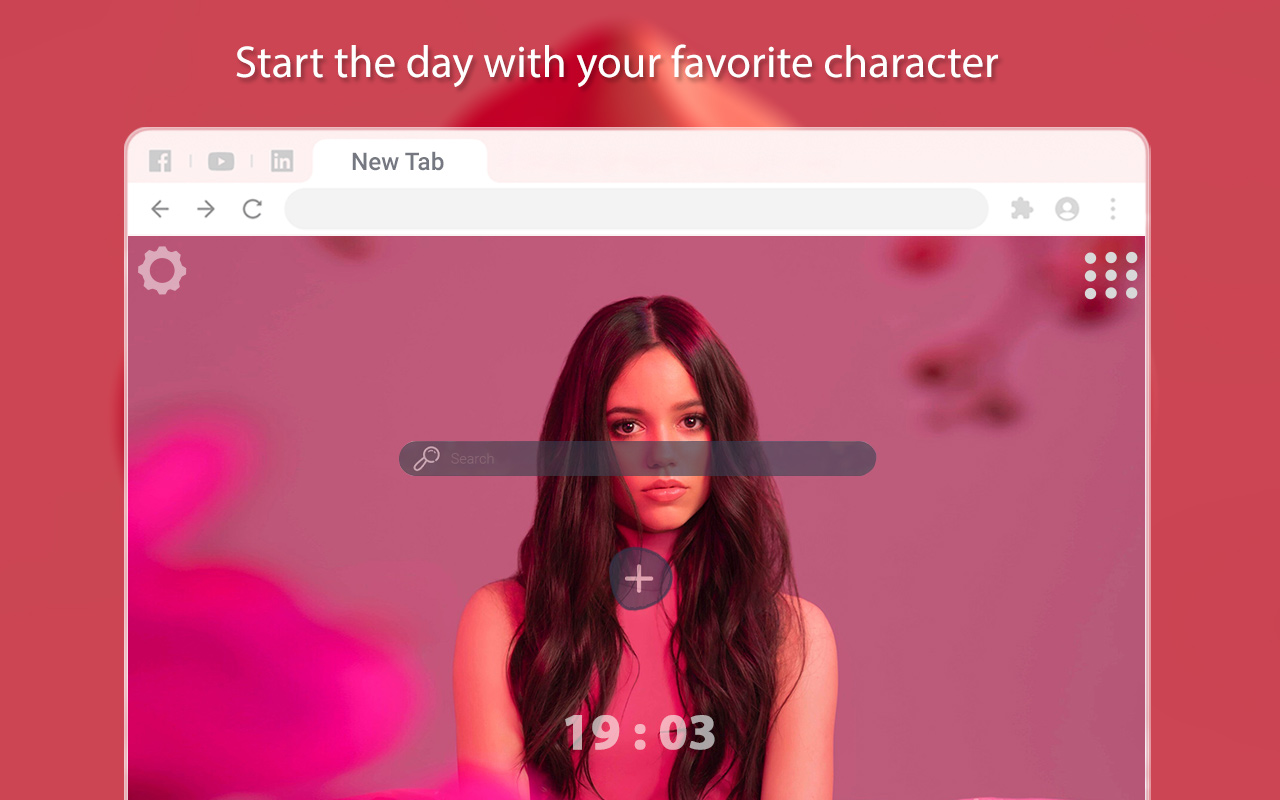 Jenna Ortega Wallpapers New Tab Preview image 2