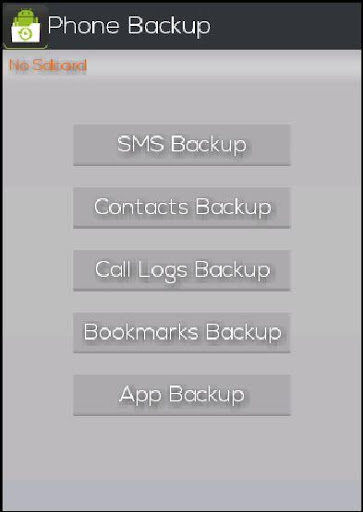 Phone Backup