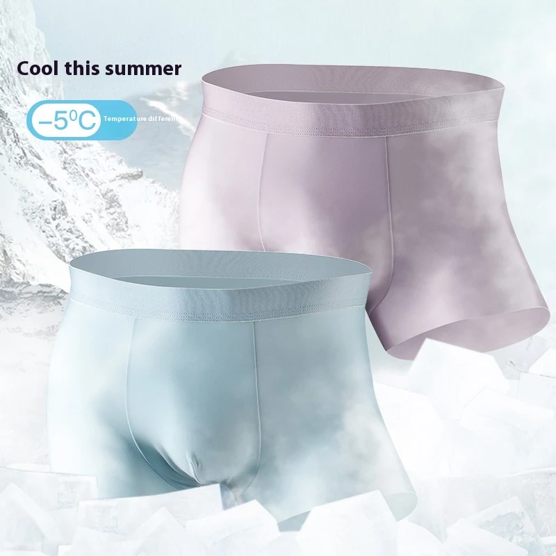 Heren Ice Silk Ondergoed van 5A Antibacteriële Moerbeizijde