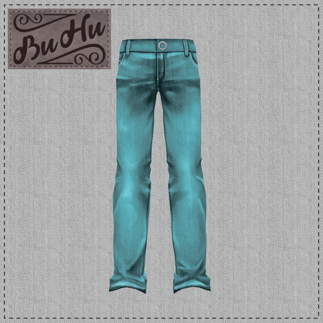 Denim Low Rise VRoid Jeans #31 - Bu Hu Clothing | OpenSea