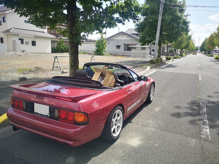 RX-7のオープンカーでキャンプ・夫婦キャンプ・桑野橋河川公園・みんなのボディカラーに関するカスタム事例の投稿画像6枚目