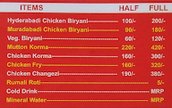 Shahi Muradabadi Chicken Biryani menu 1