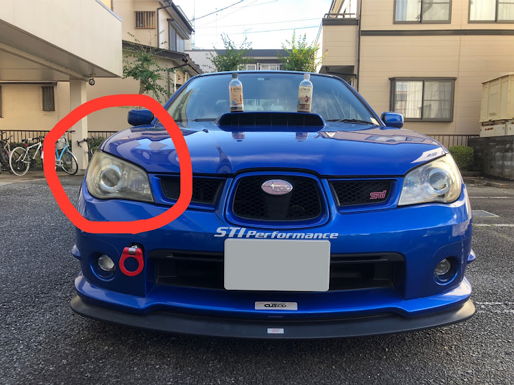 インプレッサ WRX STIのDIY・Defi追加メーター・レーダー・ヘッドライト磨きに関するカスタム事例の投稿画像3枚目