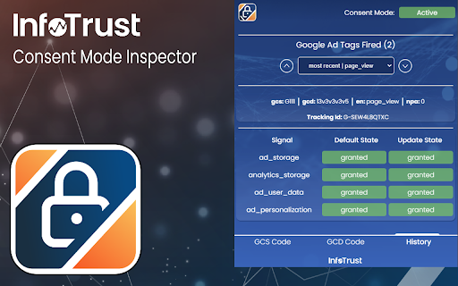 Consent Mode Inspector by InfoTrust