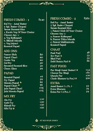 K Bhagat Tarachand menu 2