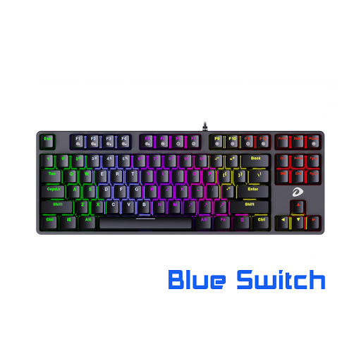 Bàn phím cơ DareU EK87 Mutiled Blue Switch