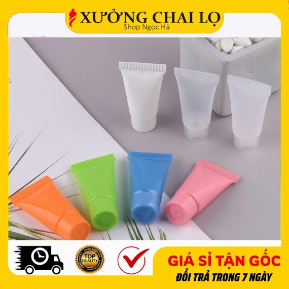 Tuýp Chiết Mỹ Phẩm Siêu Rẻ Tuýp Nhựa (Tube) 8Ml, 10Ml, 20Ml, 30Ml, 50Ml, 100Ml, 150Ml, 250Ml