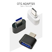 Đầu Chuyển Đổi Otg Micro Usb / Type - C Sang Cổng Usb 2.0 Cho Thiết Bị Android Chất Lượng Cao