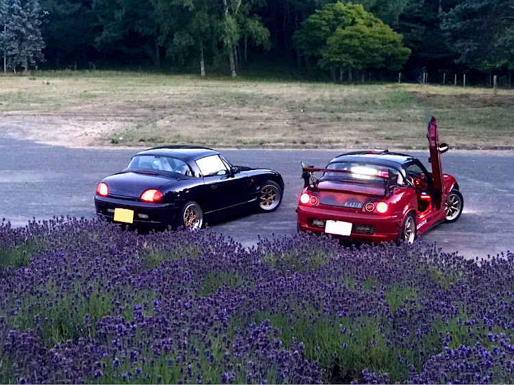 カプチーノのBABY -_- SUPERCAR☆・山本改・リフレクション撮影・タカさん・マフラー溶接委託に関するカスタム事例の投稿画像6枚目