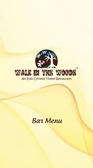 Walk In The Woods menu 1