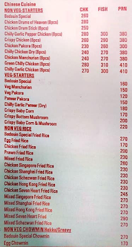 Bedouin - Sher e Bengal menu 2