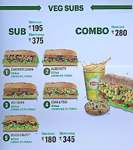 Subway menu 1