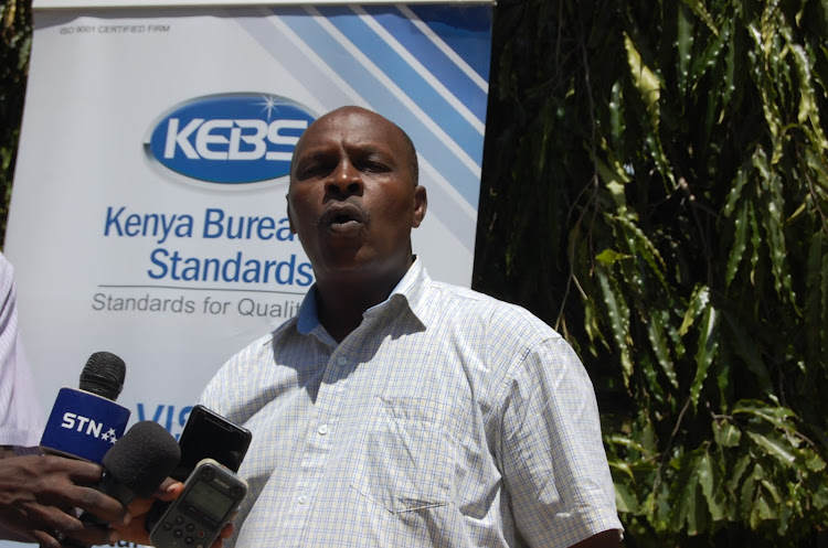 Garissa county commissioner Meru Mwangi speaks to the press at a Garissa hotel on Thursday