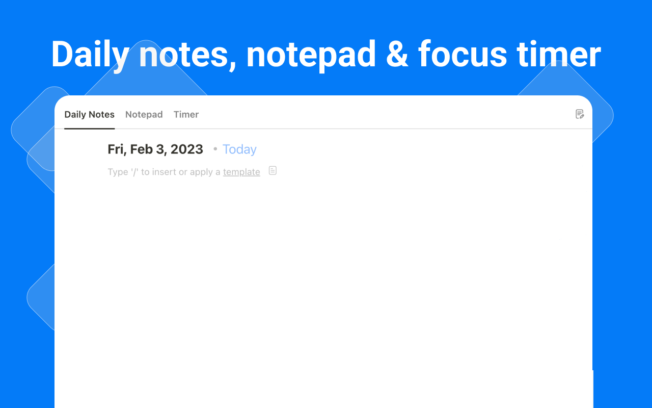 Upbase - Bookmarks, Tasks, Notes, Calendar Preview image 4