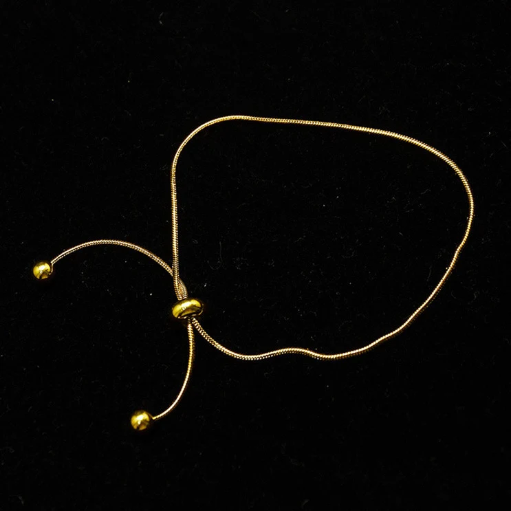 Collier pull-over extensible chaîne longue acier titane simple chaîne d'os de serpent de haute qualité sans décoloration bijou femme élégant