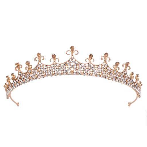 Title 5, Fashion Alloy Luxury Crystal Crown Headband for...
