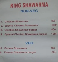 King's Shawarma menu 1