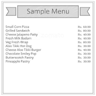 Harpreet Confectioners menu 1