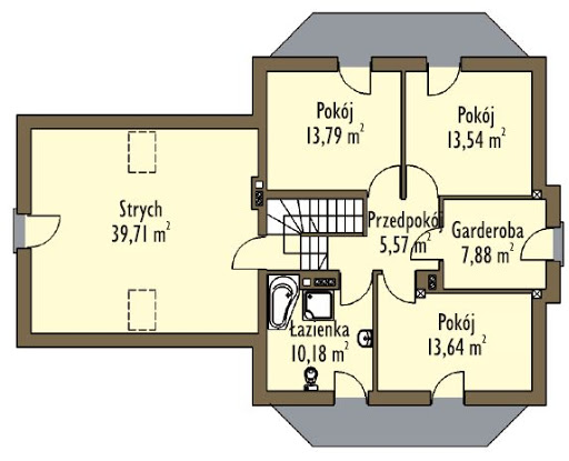 Udaś 2g - Rzut poddasza