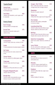 Bflat and Highnote Bar and Dining menu 2